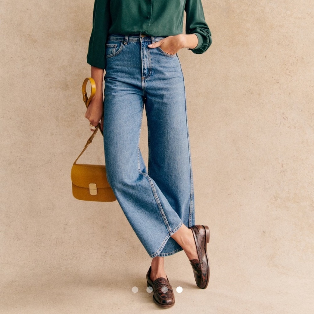 Sezane Le Crop jeans size 36 (US 4)